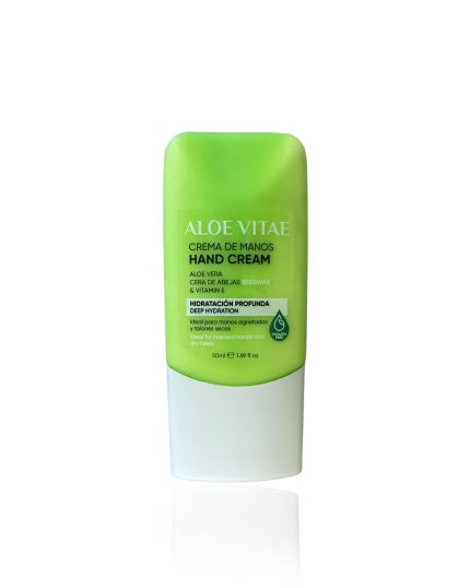 Crema de Manos con Aloe Vera, Cera de Abejas y Vitamina E