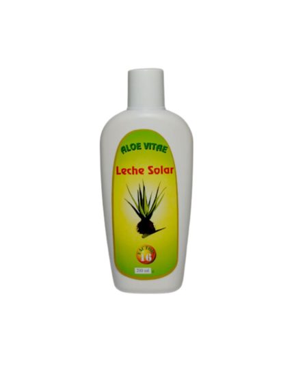 Leche Solar con Aloe Vera · SPF 16